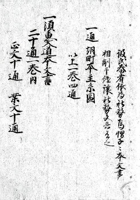 朝町本主文書/
