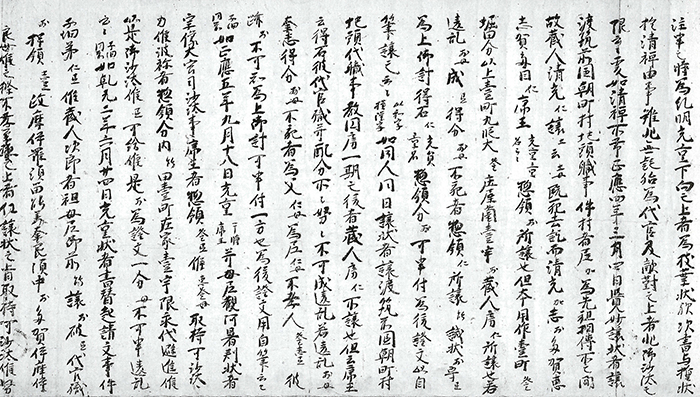 鎮西裁許状案/